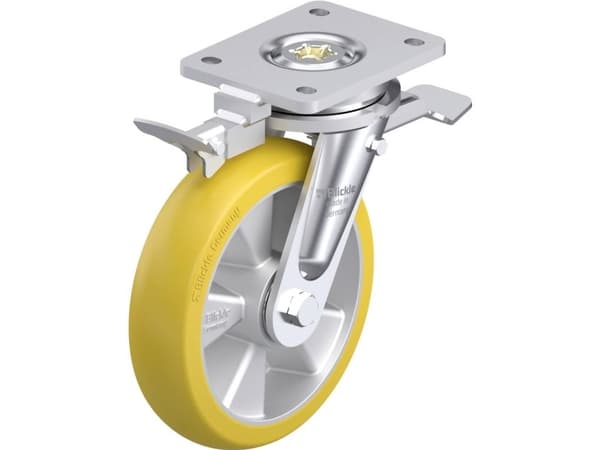 Blickle 880574 LO-ALTH 200K-ST-CO-RI4 Raskaan sarjan kääntyvä pyörä Pyörän halkaisija: 200 mm Kantavuus (max.): 800 kg 1 kpl