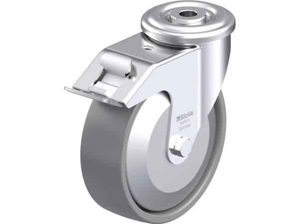 Blickle 887292 LER-PO 125KA-FI-ELS-FA Teräksinen kääntöpyörä Pyörän halkaisija: 125 mm Kantavuus (max.): 150 kg 1 kpl