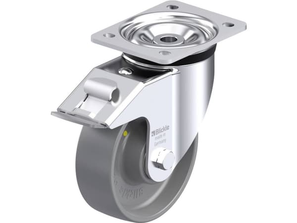 Blickle 890004 LK-PO 150K-FI-ELS Teräksinen kääntöpyörä Pyörän halkaisija: 150 mm Kantavuus (max.): 400 kg 1 kpl