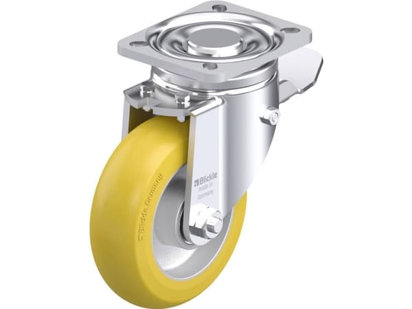 Blickle 912825 LH-ALTH 125K-1-ST-CO Teräksinen kääntöpyörä Pyörän halkaisija: 125 mm Kantavuus (max.): 550 kg 1 kpl