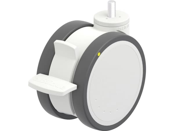 Blickle 922562 LKD-PATH 125K-FI-ELS-GS10 Muovinen kaksoispyörä Pyörän halkaisija: 125 mm Kantavuus (max.): 125 kg 1 kpl