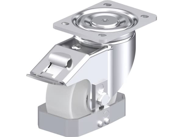 Blickle 926071 LH-PO 127K-FI-FS Teräksinen kääntöpyörä Pyörän halkaisija: 125 mm Kantavuus (max.): 400 kg 1 kpl