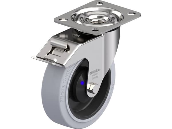 Blickle 927474 LEX-POEV 125XKA-FI-SG Ohjauspyörä ruostumatonta terästä Pyörän halkaisija: 125 mm Kantavuus (max.): 150 kg 1 kpl