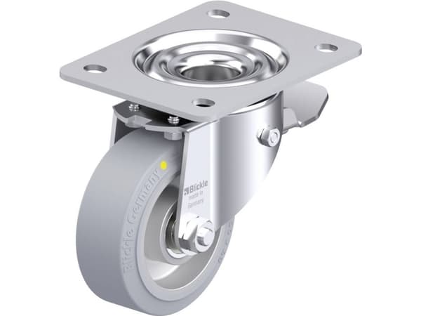 Blickle 936098 LK-ALEV 100K-3-ST-SG-AS Teräksinen kääntöpyörä Pyörän halkaisija: 100 mm Kantavuus (max.): 200 kg 1 kpl