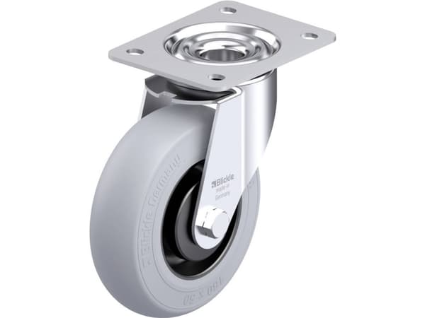 Blickle 936140 LE-POES 160KA-SG Teräksinen kääntöpyörä Pyörän halkaisija: 160 mm Kantavuus (max.): 300 kg 1 kpl