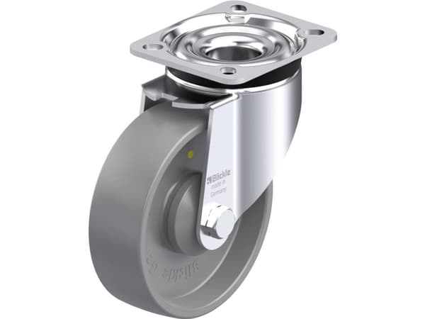 Blickle 936938 LK-PO 125KA-1-ELS Teräksinen kääntöpyörä Pyörän halkaisija: 125 mm Kantavuus (max.): 300 kg 1 kpl