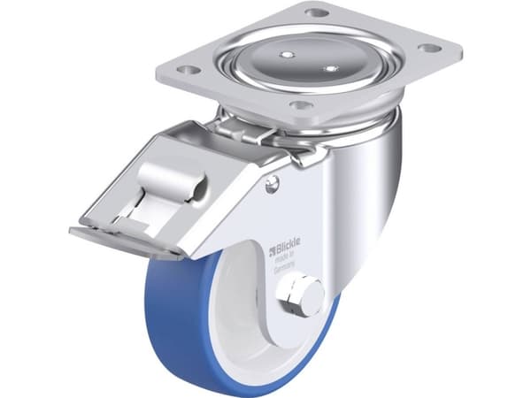 Blickle 938080 LUH-POTHS 125K-FI Teräksinen kääntöpyörä Pyörän halkaisija: 125 mm Kantavuus (max.): 275 kg 1 kpl
