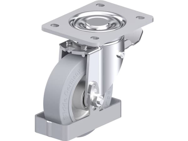 Blickle 938609 LH-ALEV 125K-3-ST-SG-FS Teräksinen kääntöpyörä Pyörän halkaisija: 125 mm Kantavuus (max.): 250 kg 1 kpl
