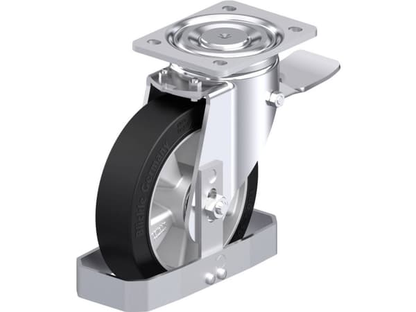 Blickle 938637 LH-ALEV 180K-ST-FS Teräksinen kääntöpyörä Pyörän halkaisija: 180 mm Kantavuus (max.): 450 kg 1 kpl