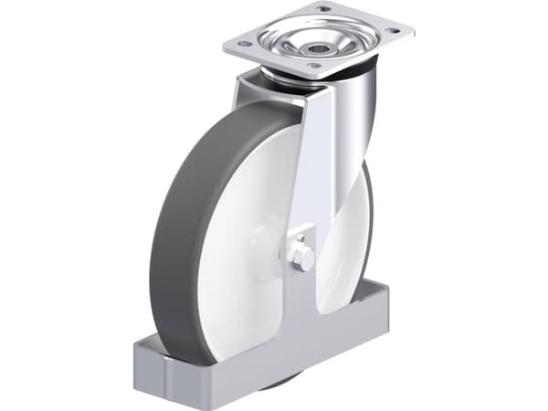 Blickle 938972 L-POTH 250G-3-FS Teräksinen kääntöpyörä Pyörän halkaisija: 250 mm Kantavuus (max.): 500 kg 1 kpl