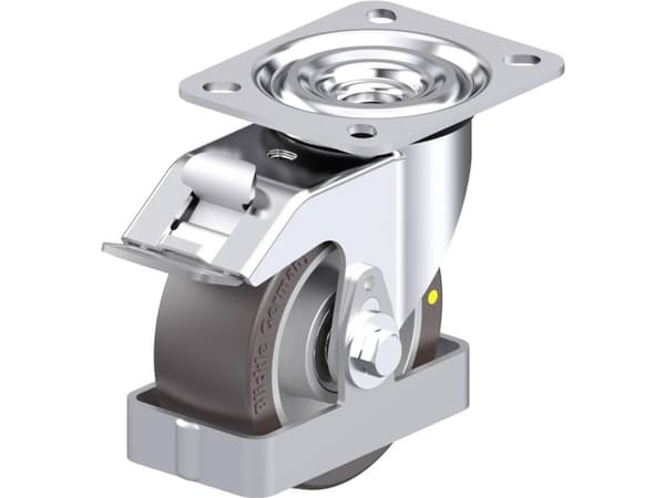 Blickle 939146 L-ALST 100K-FI-AS-FS Teräksinen kääntöpyörä Pyörän halkaisija: 100 mm Kantavuus (max.): 250 kg 1 kpl