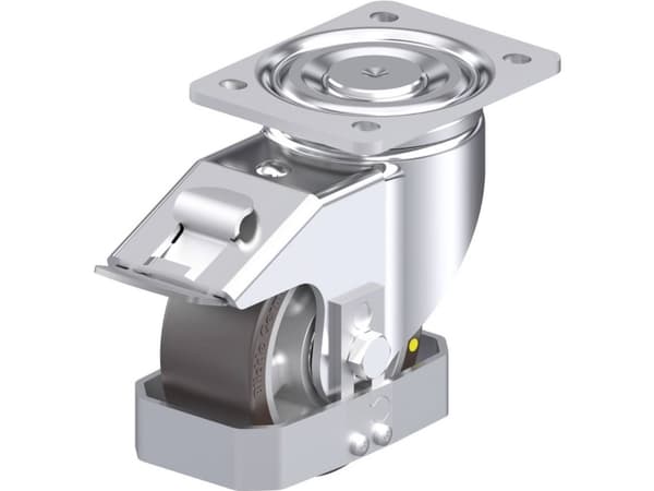 Blickle 939184 LH-ALST 127K-FI-AS-FS Ohjauspyörä terästä Pyörän halkaisija: 125 mm Kantavuus (max.): 450 kg 1 kpl