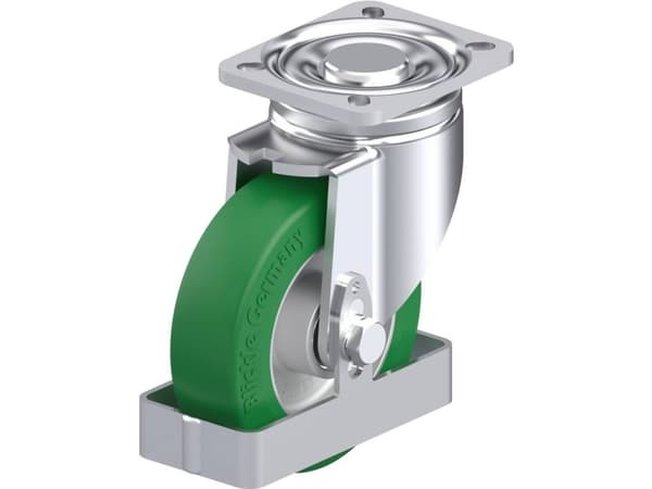 Blickle 939223 LH-ALST 125K-1-FS Styrehjul i stål Hjuldiameter: 125 mm Bæreevne (maks.): 370 kg 1 stk