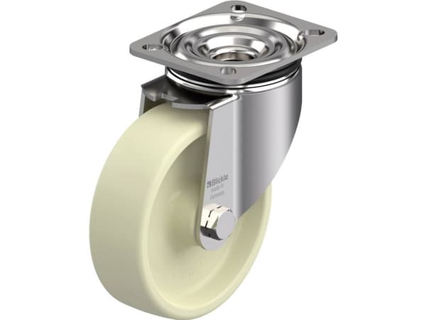 Blickle 940382 LIKX-POH 125G-1 Kuumuutta kestävä ohjauspyörä ruostumattomasta teräksestä Pyörän halkaisija: 125 mm Kantavuus (max.): 300 kg 1 kpl