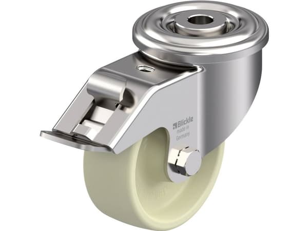 Blickle 940399 LIXR-POH 81G-FI Varmebestandigt styrehjul i rustfrit stål Hjuldiameter: 80 mm Bæreevne (maks.): 150 kg 1 stk
