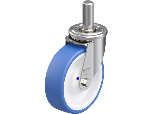 Blickle 942140 LEXZ-POTHS 125XKA Ohjauspyörä ruostumatonta terästä Pyörän halkaisija: 125 mm Kantavuus (max.): 150 kg 1 kpl