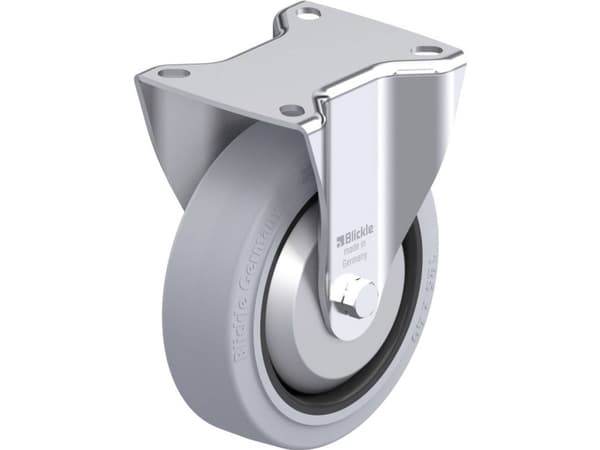 Blickle 945677 B-POEV 125XKA-SG-FA Kiinteä teräspyörä Pyörän halkaisija: 125 mm Kantavuus (max.): 250 kg 1 kpl