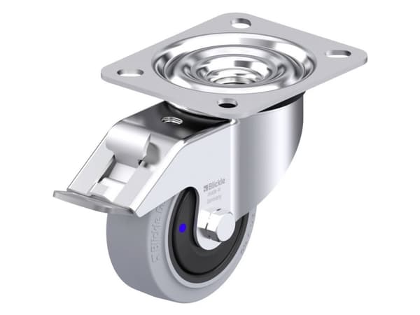 Blickle 945693 LE-POEV 80XKF-FI-SG Ohjauspyörä terästä Pyörän halkaisija: 80 mm Kantavuus (max.): 140 kg 1 kpl