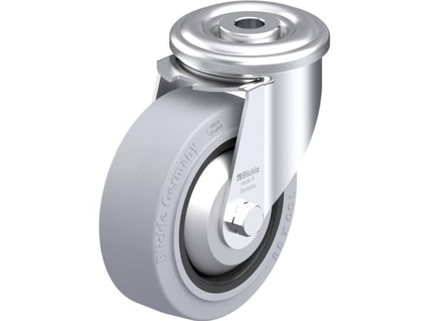 Blickle 945700 LER-POEV 100XKA-SG-FA Ohjauspyörä terästä Pyörän halkaisija: 100 mm Kantavuus (max.): 150 kg 1 kpl