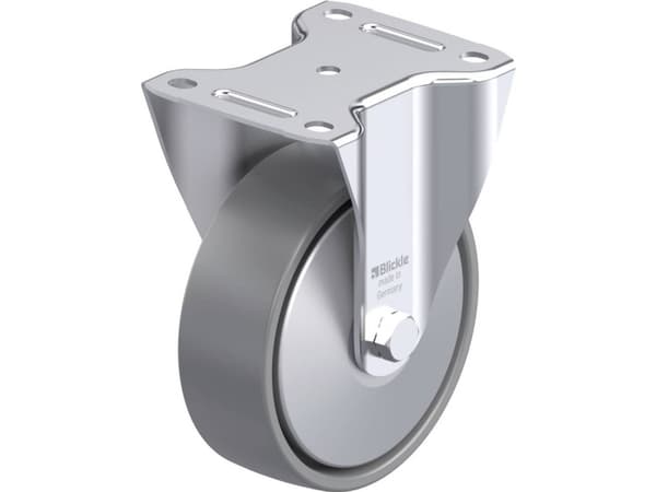 Blickle 946611 B-PO 150G-ELS-FA Fast hjul i stål Hjuldiameter: 150 mm Bæreevne (maks.): 400 kg 1 stk