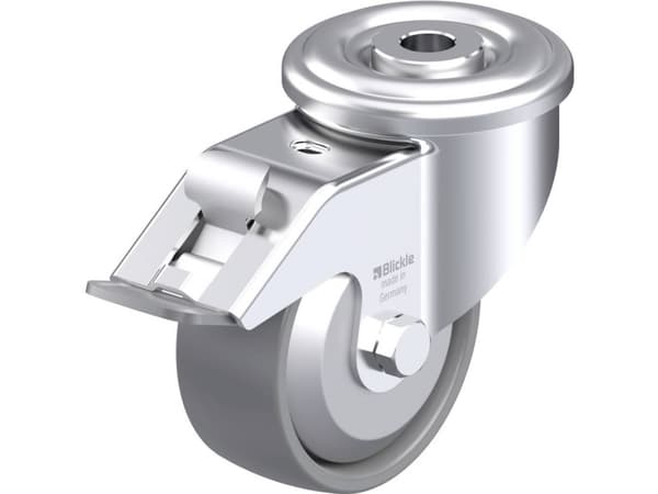 Blickle 946657 LER-PO 80G-FI-ELS-FA Teräksinen kääntöpyörä Pyörän halkaisija: 80 mm Kantavuus (max.): 150 kg 1 kpl