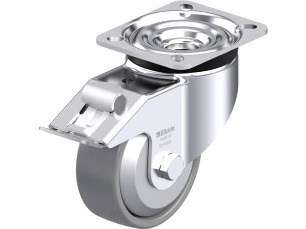 Blickle 946785 LK-PO 100KA-1-FI-ELS-FA Styrehjul i stål Hjuldiameter: 100 mm Bæreevne (maks.): 280 kg 1 stk