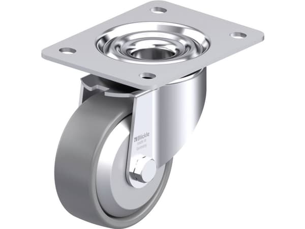Blickle 946787 LK-PO 100KA-3-ELS-FA Teräksinen kääntöpyörä Pyörän halkaisija: 100 mm Kantavuus (max.): 280 kg 1 kpl