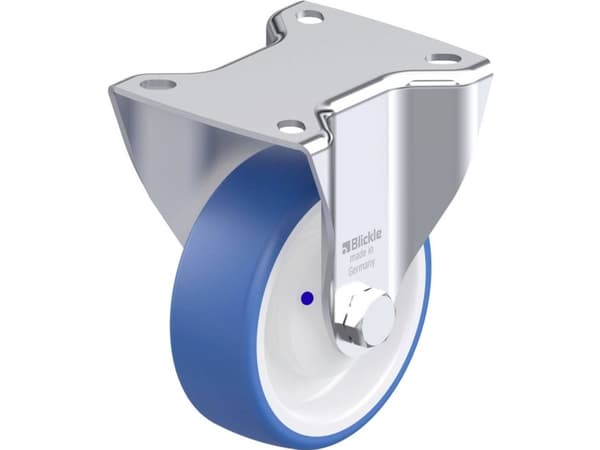 Blickle 947867 BK-POTHS 100XKA-1 Kiinteä teräspyörä Pyörän halkaisija: 100 mm Kantavuus (max.): 200 kg 1 kpl