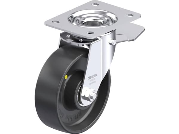 Blickle 951775 LE-PP 150K-ST-EL Teräksinen kääntöpyörä Pyörän halkaisija: 150 mm Kantavuus (max.): 300 kg 1 kpl
