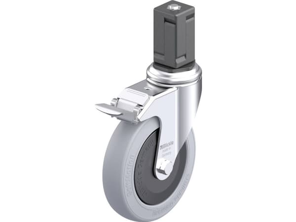 Blickle 952374 LKRA-POES 127KF-11-FI-SG-EV17 Kodinkonepyörä Pyörän halkaisija: 125 mm Kantavuus (max.): 120 kg 1 kpl