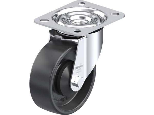 Blickle 953132 LE-PP 100KA Teräksinen kääntöpyörä Pyörän halkaisija: 100 mm Kantavuus (max.): 150 kg 1 kpl