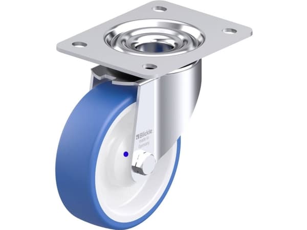 Blickle 947960 LK-POTHS 125XKA-3 Teräksinen kääntöpyörä Pyörän halkaisija: 125 mm Kantavuus (max.): 275 kg 1 kpl