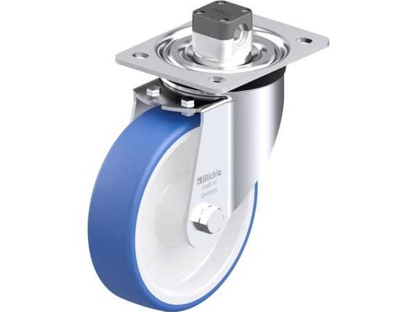 Blickle 948107 L-POTHS 160XR-CS11 Teräksinen kääntöpyörä Pyörän halkaisija: 160 mm Kantavuus (max.): 400 kg 1 kpl