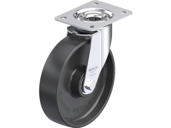 Blickle 952278 LE-PP 200K Teräksinen kääntöpyörä Pyörän halkaisija: 200 mm Kantavuus (max.): 300 kg 1 kpl