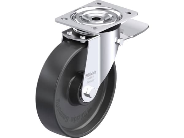 Blickle 952320 L-PP 200K-ST Teräksinen kääntöpyörä Pyörän halkaisija: 200 mm Kantavuus (max.): 400 kg 1 kpl