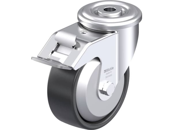 Blickle 953163 LER-PP 100KA-FI-FA Teräksinen kääntöpyörä Pyörän halkaisija: 100 mm Kantavuus (max.): 150 kg 1 kpl