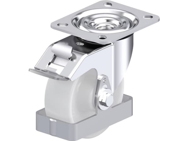Blickle 939686 L-PO 100R-FI-FS Styrehjul i stål Hjuldiameter: 100 mm Bæreevne (maks.): 250 kg 1 stk