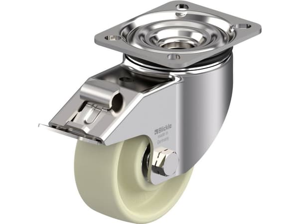Blickle 940381 LIKX-POH 102HXK-1-FI Kuumuutta kestävä ohjauspyörä ruostumattomasta teräksestä Pyörän halkaisija: 100 mm Kantavuus (max.): 300 kg 1 kp