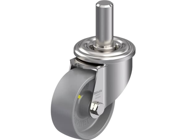 Blickle 945733 LEXZ-PO 80G-ELS Styrehjul i rustfrit stål Hjuldiameter: 80 mm Bæreevne (maks.): 150 kg 1 stk