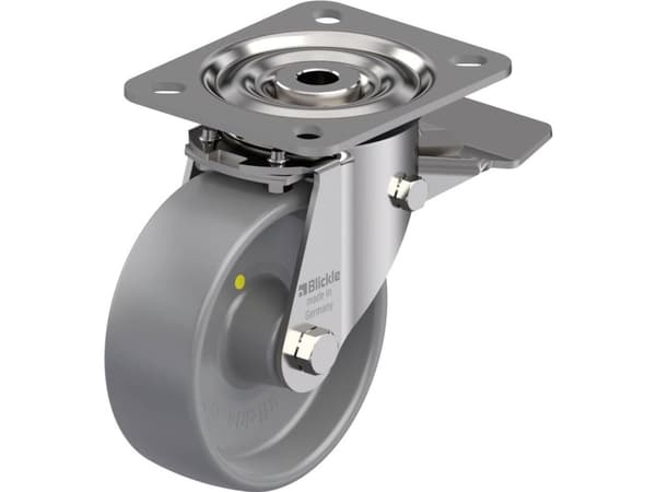 Blickle 945817 LX-PO 100G-ST-ELS Ohjauspyörä ruostumatonta terästä Pyörän halkaisija: 100 mm Kantavuus (max.): 250 kg 1 kpl