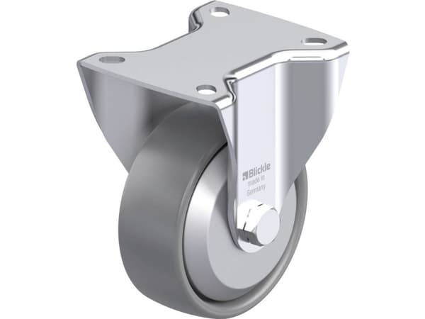 Blickle 946595 BK-PO 100G-1-ELS-FA Kiinteä teräspyörä Pyörän halkaisija: 100 mm Kantavuus (max.): 280 kg 1 kpl