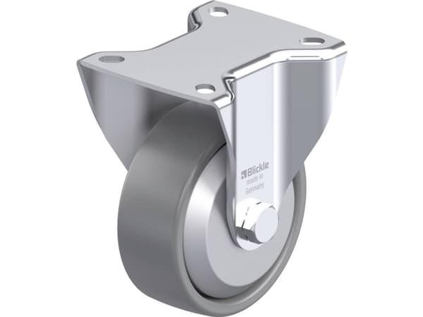 Blickle 946597 BK-PO 100KA-1-ELS-FA Fast hjul i stål Hjuldiameter: 100 mm Bæreevne (maks.): 280 kg 1 stk