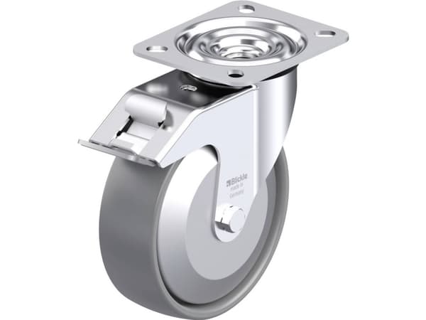 Blickle 946630 LE-PO 125G-FI-ELS-FA Teräksinen kääntöpyörä Pyörän halkaisija: 125 mm Kantavuus (max.): 150 kg 1 kpl