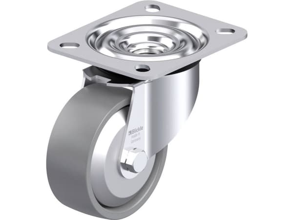 Blickle 946644 LE-PO 80KA-ELS-FA Teräksinen kääntöpyörä Pyörän halkaisija: 80 mm Kantavuus (max.): 150 kg 1 kpl
