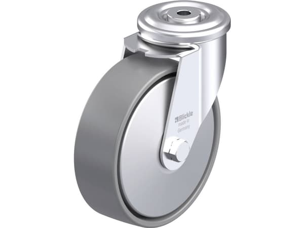 Blickle 946652 LER-PO 160G-ELS-FA Teräksinen kääntöpyörä Pyörän halkaisija: 160 mm Kantavuus (max.): 300 kg 1 kpl
