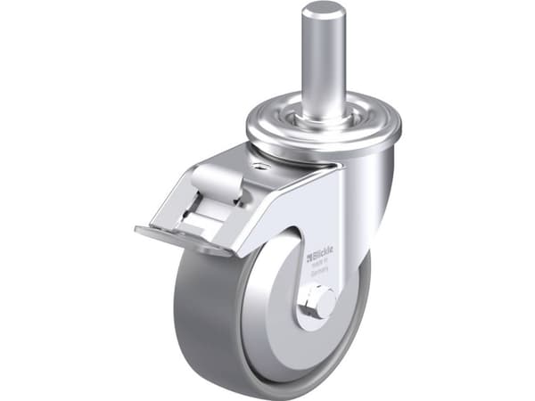 Blickle 946661 LEZ-PO 100G-FI-ELS-FA Teräksinen kääntöpyörä Pyörän halkaisija: 100 mm Kantavuus (max.): 150 kg 1 kpl