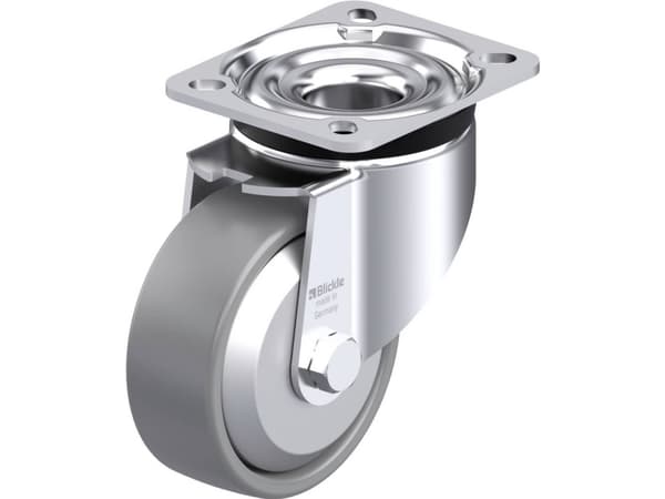 Blickle 946784 LK-PO 100KA-1-ELS-FA Teräksinen kääntöpyörä Pyörän halkaisija: 100 mm Kantavuus (max.): 280 kg 1 kpl