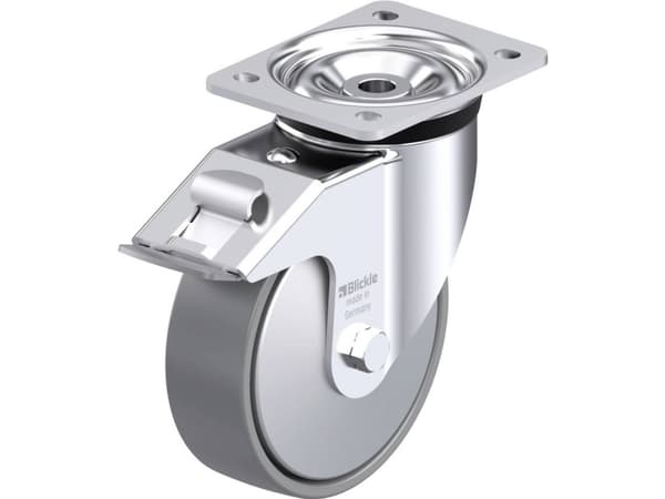 Blickle 946813 LK-PO 160K-FI-ELS-FA Teräksinen kääntöpyörä Pyörän halkaisija: 160 mm Kantavuus (max.): 450 kg 1 kpl
