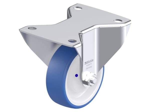 Blickle 947869 BK-POTHS 100XKA-3 Kiinteä teräspyörä Pyörän halkaisija: 100 mm Kantavuus (max.): 200 kg 1 kpl