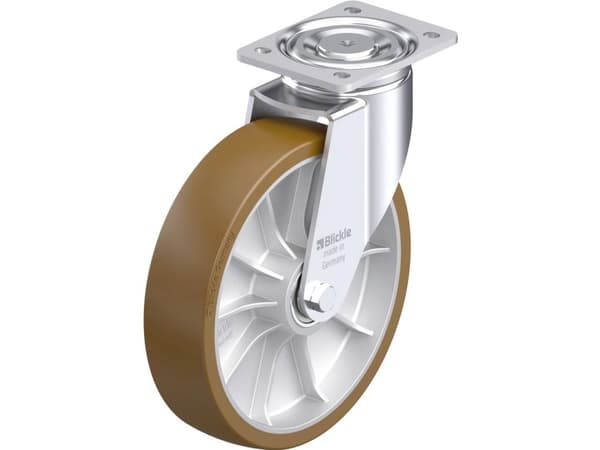 Blickle 942188 LH-ALB 252K Teräksinen kääntöpyörä Pyörän halkaisija: 250 mm Kantavuus (max.): 900 kg 1 kpl